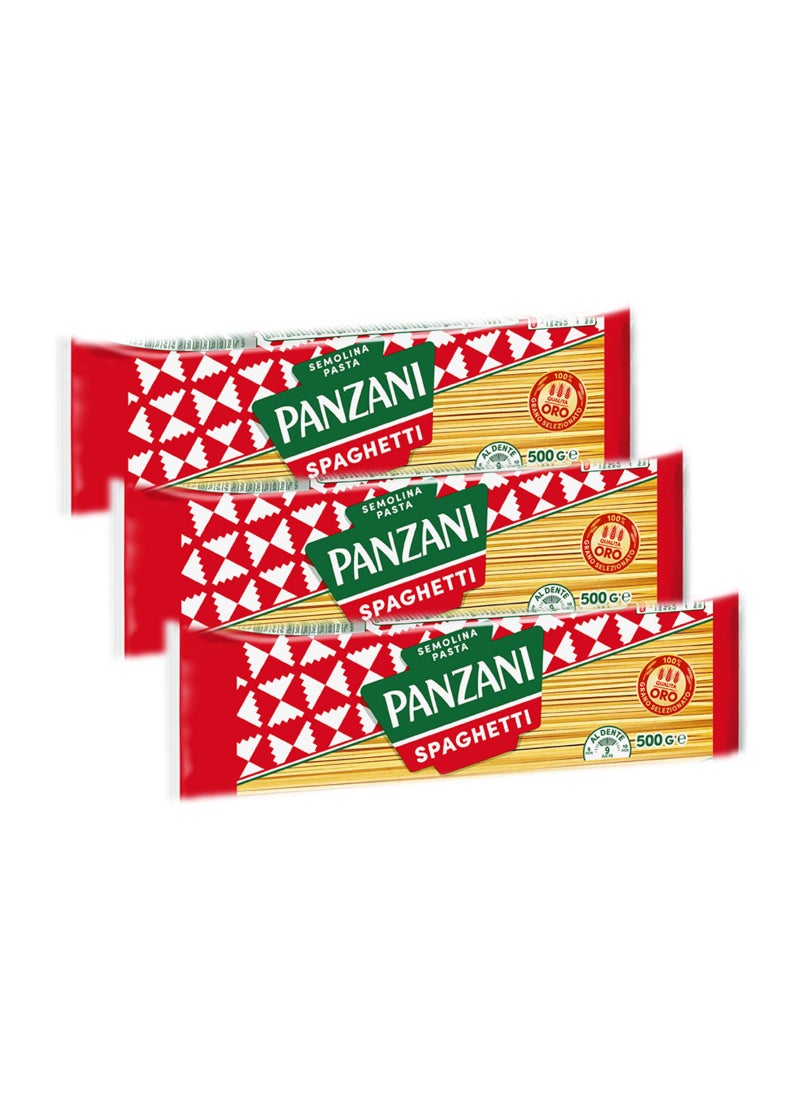 Panzani Spaghetti 500grams Pack of 3