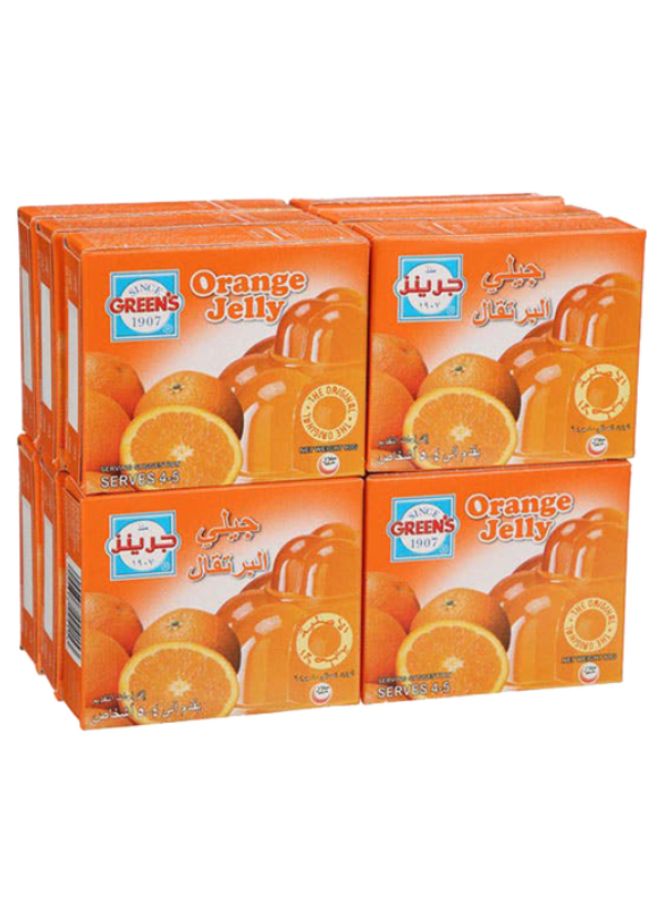 GREEN'S Jelly Orange 80grams Pack of 12