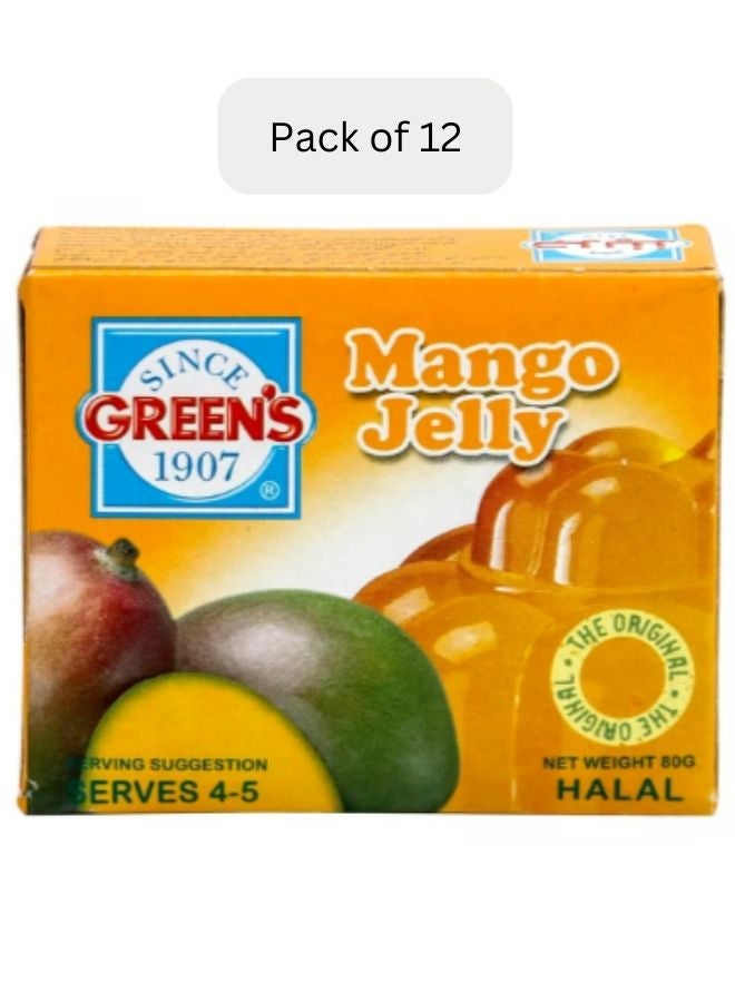 Jelly Mango 80grams Pack of 12