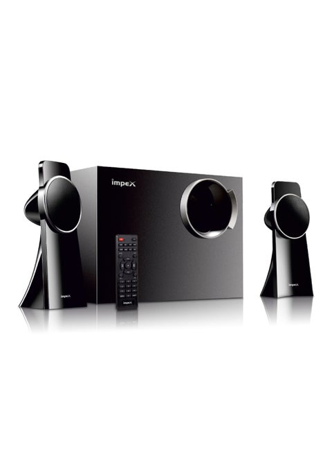 Spinto Portable Multimedia Bluetooth Speaker System Black