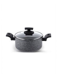 Rossetti Elementi Natura Casserole With Glass Lid Black 20cm  - Image 1