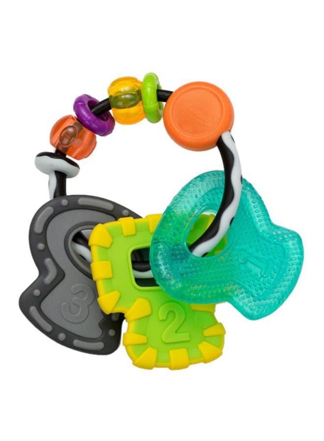 infantino Slide And Chew Baby Teether Keys Baby Teething Toy - Assorted  - Image 1