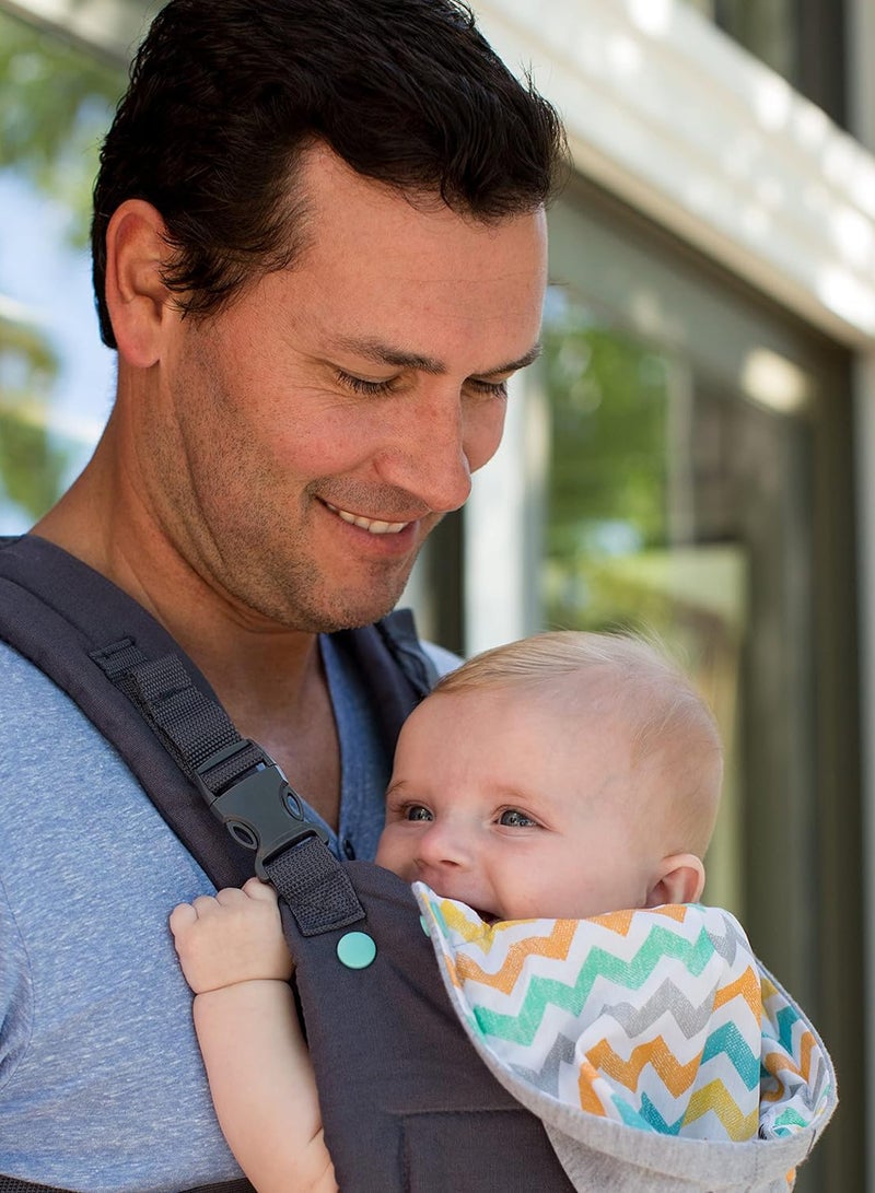infantino - Cuddle Up Ergonomic Hoodie Baby Carrier With Removable Canopy, Grey - IN005331, 12 To 40 Lbs - Image 1