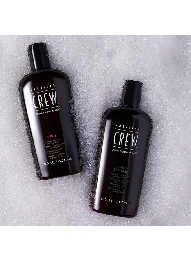 AMERICAN CREW 3 In 1 Shampoo, Conditioner And Body Wash For Men 450ml  - Image 3