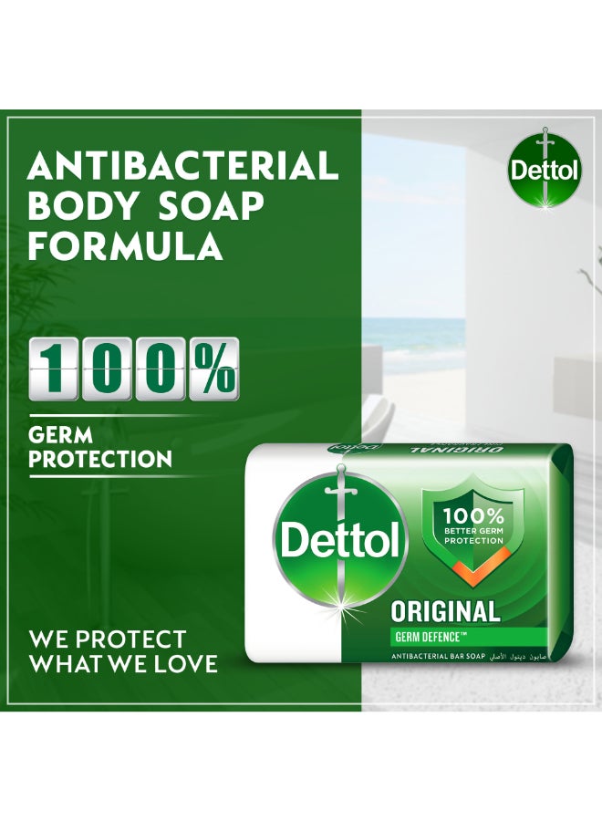 Dettol - Original Anti Bacterial Bar Soap 165g Pack of 4 - Image 1