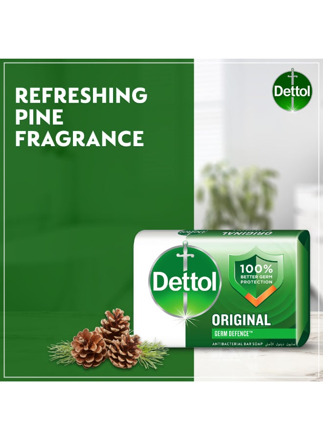 Dettol - Original Anti Bacterial Bar Soap 165g Pack of 4 - Image 1
