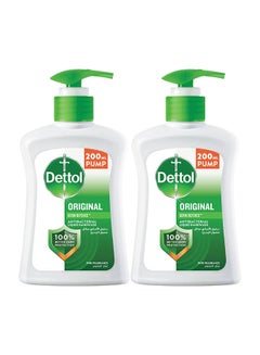 Dettol Original Anti Bacterial Liquid Hand Wash Pine Fragrance Pack of 2 200ml  - Image 1