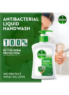 Dettol Original Anti Bacterial Liquid Hand Wash Pine Fragrance Pack of 2 200ml  - Image 2