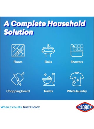 Original Liquid Bleach Toilet Cleaner And Whitest Whites Clorox 3780+709ml - view 3
