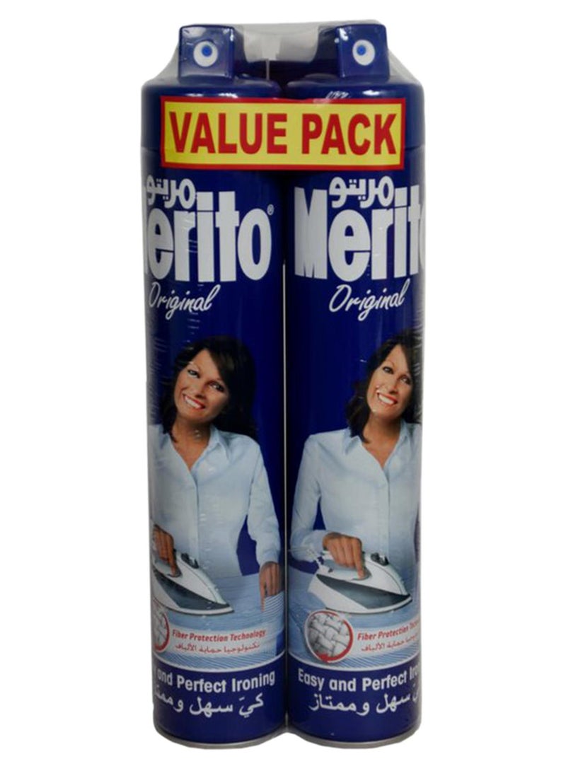 Merito Spray Starch Original 500ml Pack Of 2 Value Pack