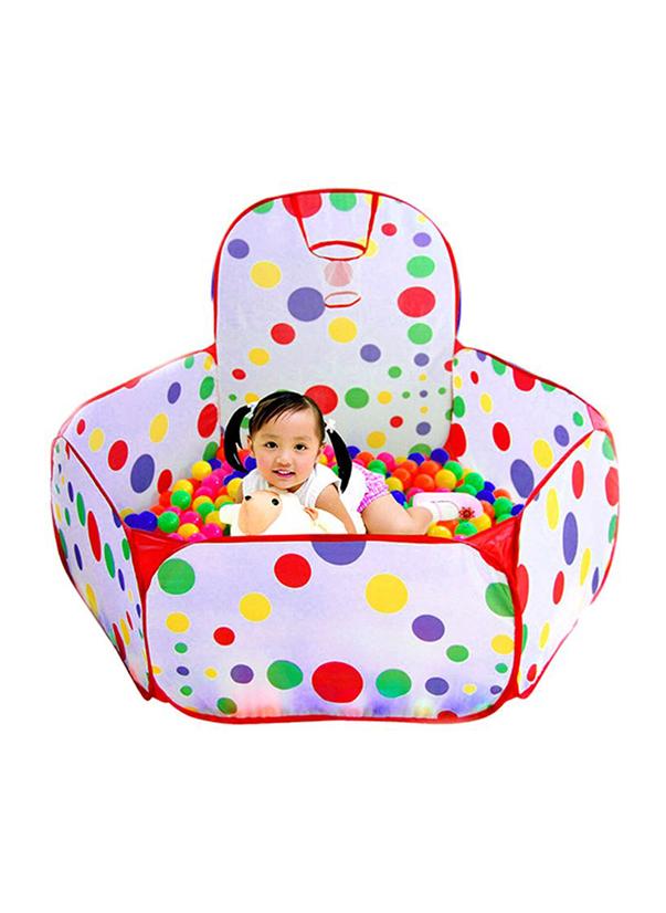 Polka Dot Pattern Foldable Kids Play House Outdoor And Indoor Tent Premium Quality 70 * 60 *120cm - Image 4