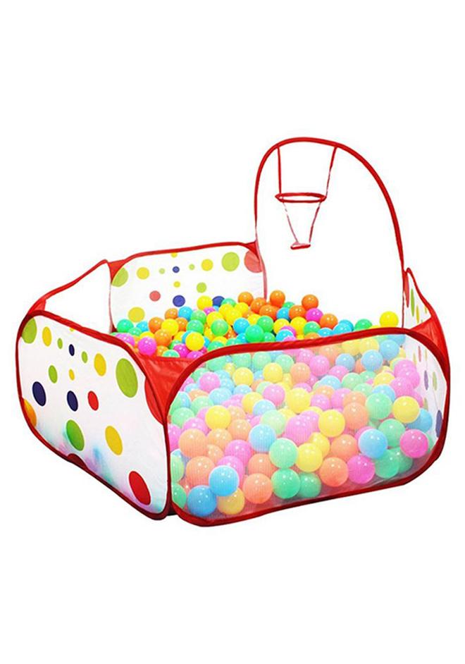 بيت لعب للأطفال قابل للطي بنمط منقط وبجودة ممتازة في الخيمة الخارجية والداخلية 70 * 60 *120سم - Image 1