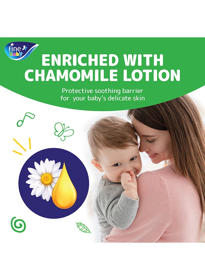 فاين بيبي حفاضات مقاس 4 (7-14 كجم) كبيرة، 148 حفاضة مع حواجز التسرب ذات القفل المزدوج الجديد - Image 4