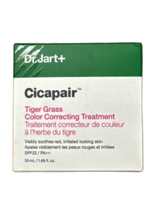 Dr. Jart Cicapair Tiger Grass Color Correcting Treatment Spf 22, 50Ml Packaging May Vary Green - Image 1