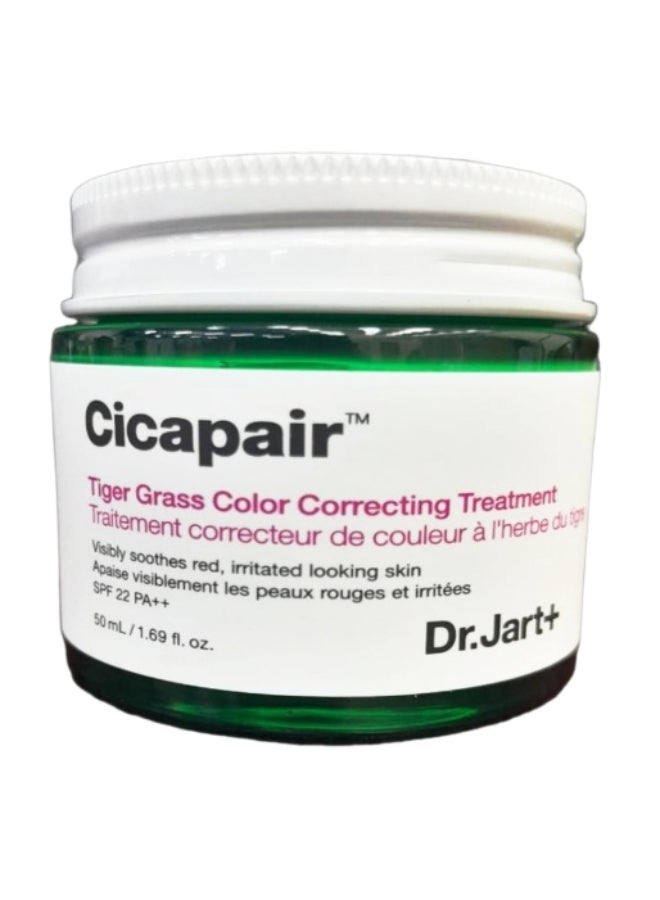 Dr. Jart Cicapair Tiger Grass Color Correcting Treatment Spf 22, 50Ml Packaging May Vary Green - Image 3