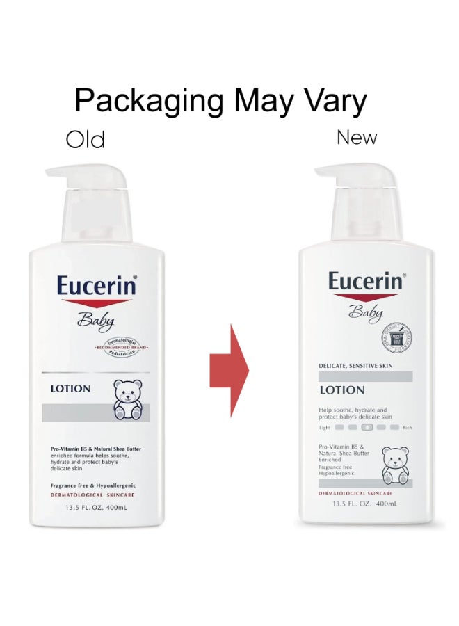 Eucerin Baby Lotion, Sensitive Skin 400Ml Packaging May Vary  - Image 2