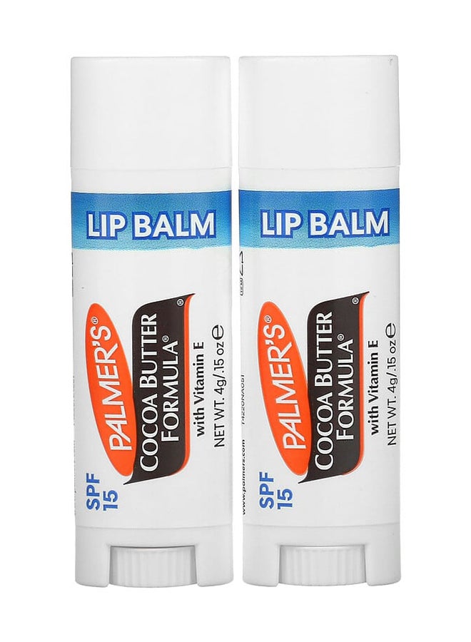 2-Piece Cocoa Butter Formula Lip Balm SPF15 8grams - pnsku/N23796947A/45/_/1709301365/79238099-fcaf-47f7-95e7-9741b290b500