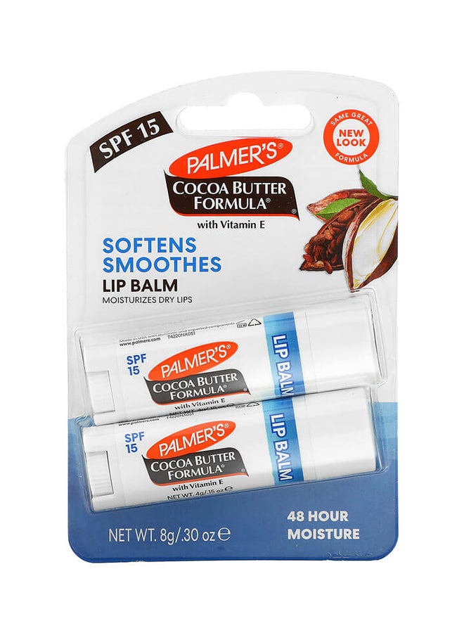 2-Piece Cocoa Butter Formula Lip Balm SPF15 8grams - pnsku/N23796947A/45/_/1709301369/fb3db2fe-bc79-499f-be55-302b789b6950