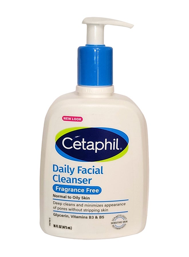 Cetaphil - Daily Facial Cleanser, Normal to Oily Skin 16 oz Packaging May Vary - Image 1