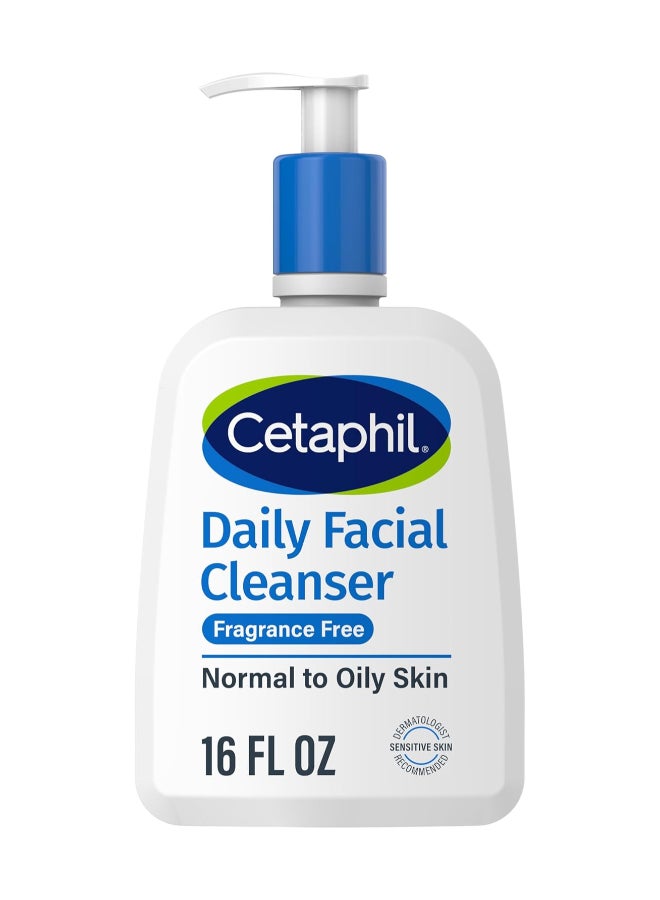 Cetaphil - Daily Facial Cleanser, Normal to Oily Skin 16 oz Packaging May Vary - Image 1
