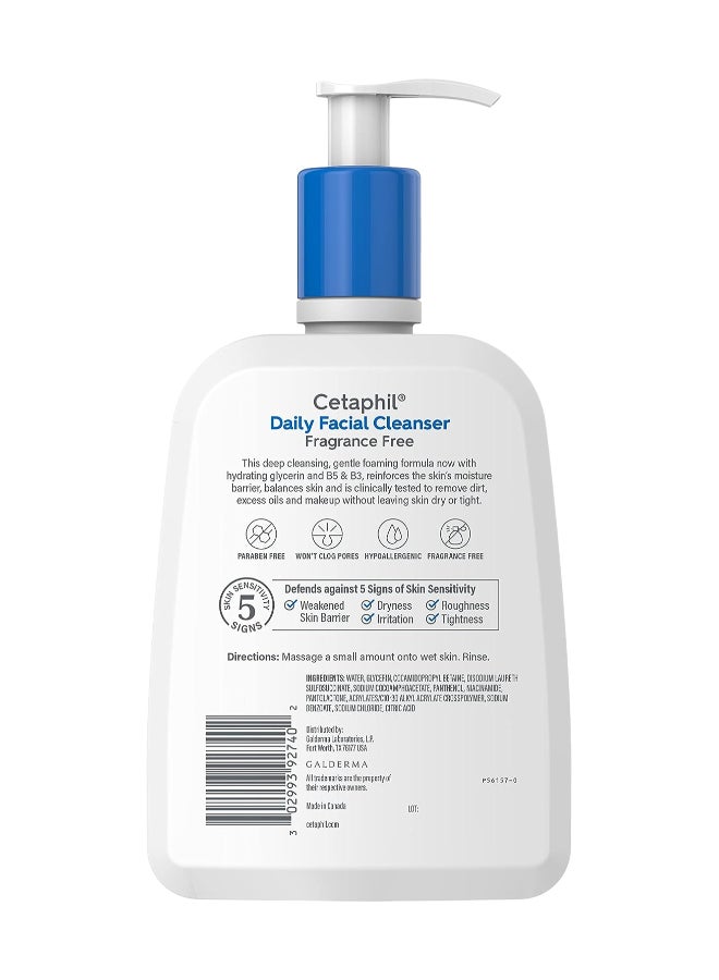 Cetaphil - Daily Facial Cleanser, Normal to Oily Skin 16 oz Packaging May Vary - Image 1