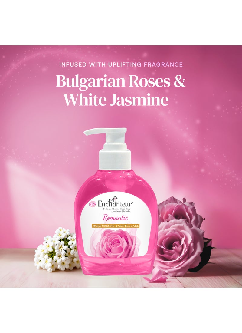Enchanteur Romantic Perfumed Liquid Hand Soap 250ml - Image 3