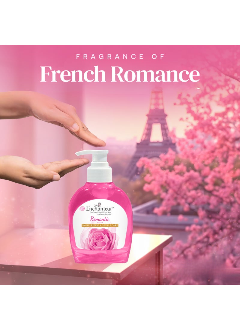 Enchanteur Romantic Perfumed Liquid Hand Soap 250ml - Image 4