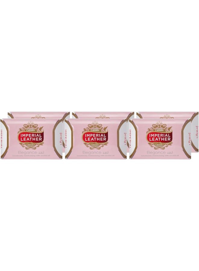 Imperial Leather Elegance Soap Pack of 6 Pink 125grams - Image 2