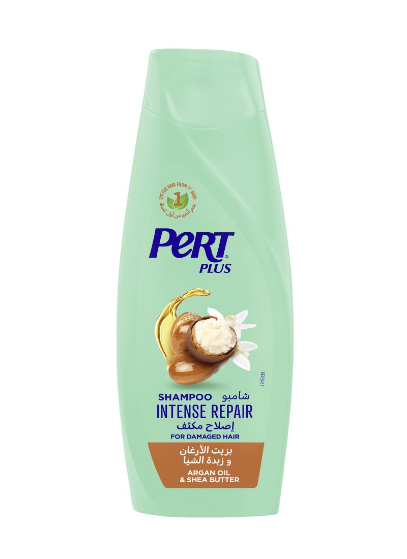 PERT PLUS Shampoo for Damaged Hair with Argan Oil and Shea Butter 400ml - Image 1