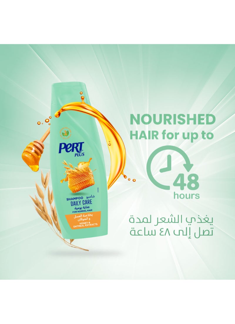 PERT PLUS Daily Care Shampoo with Honey and Oatmeal Extracts 400ml - Image 5