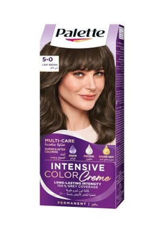 Palette Intensive Color Crème 5-0 Light Brown 50ml , 50ml , & 10ml  - Image 1