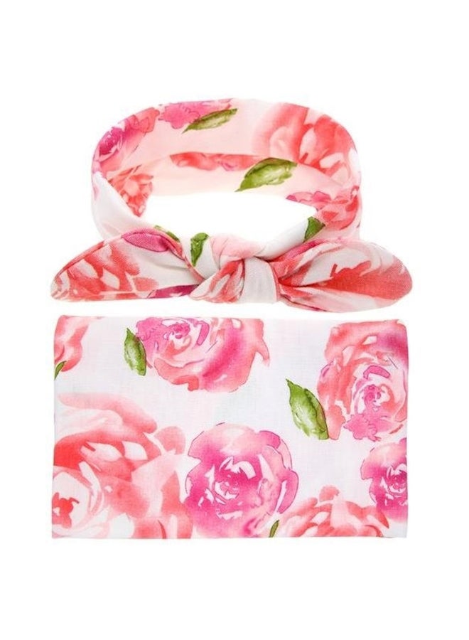 Soft Sleep Sack With Matching Knot Headband  - Image 1
