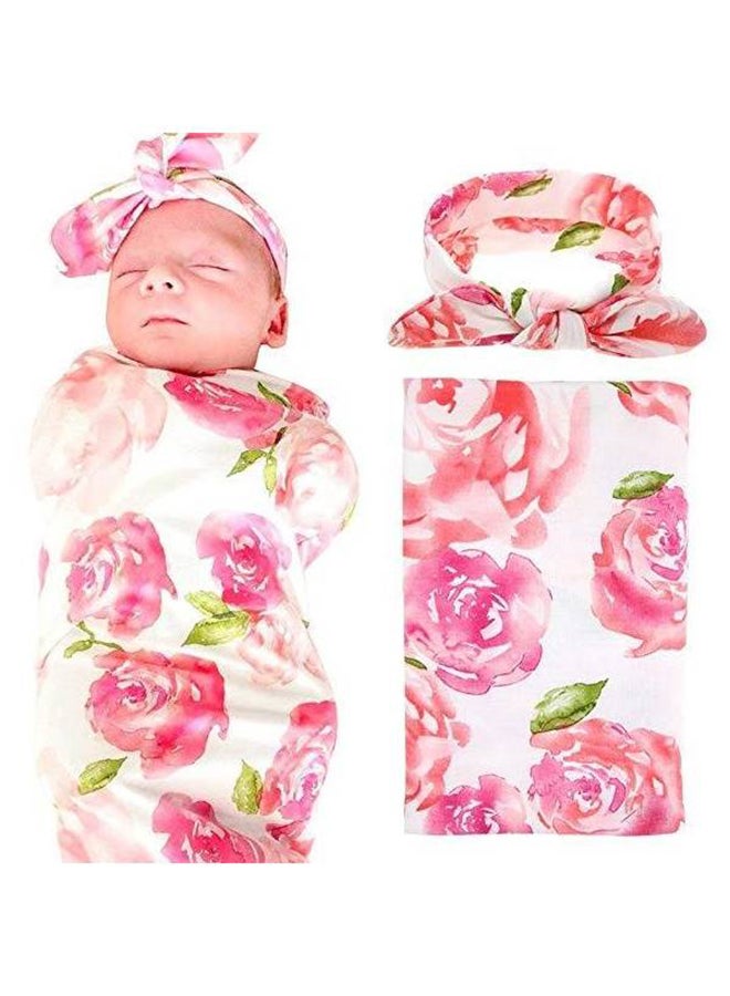Soft Sleep Sack With Matching Knot Headband  - Image 5