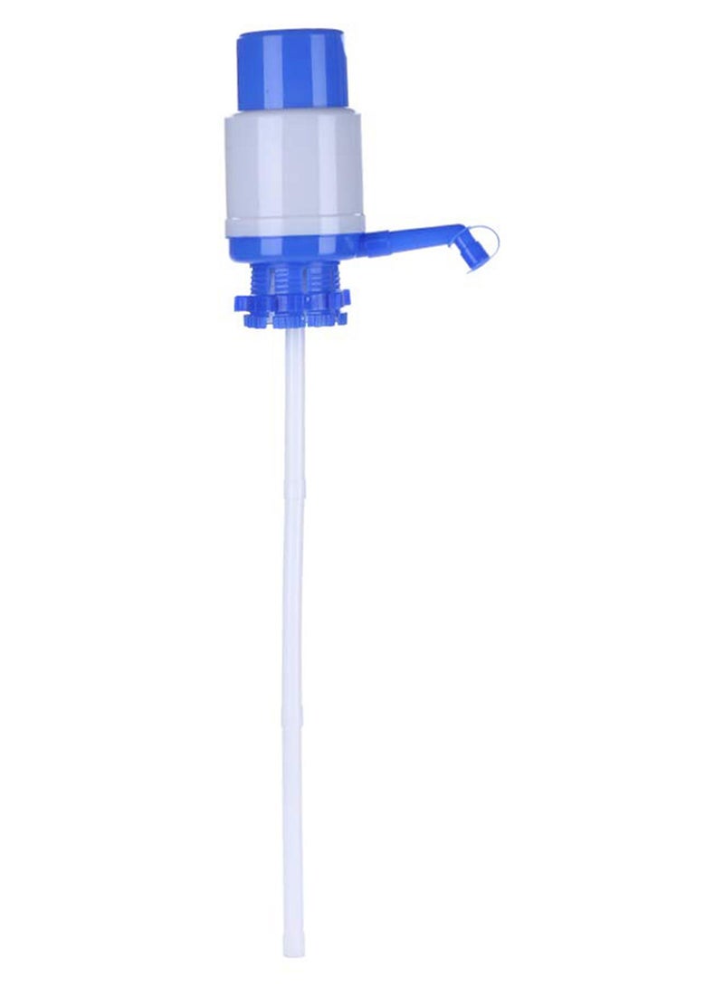 موزع ماء بمضخة يدوية أبيض/أزرق - Image 1
