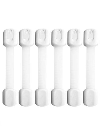 Child Safety Cabinet Locks (6-Pack) | Adjustable Baby Proofing Latches for Cabinets, Drawers, Closet, Door Fridge, Toilet, Windows & Oven | 3M Adhesiveand Secure Childproof Set - pnsku/N23832051A/45/_/1724246934/d5cbf8f9-6cd7-48c4-8d91-7e4e6c1d1120