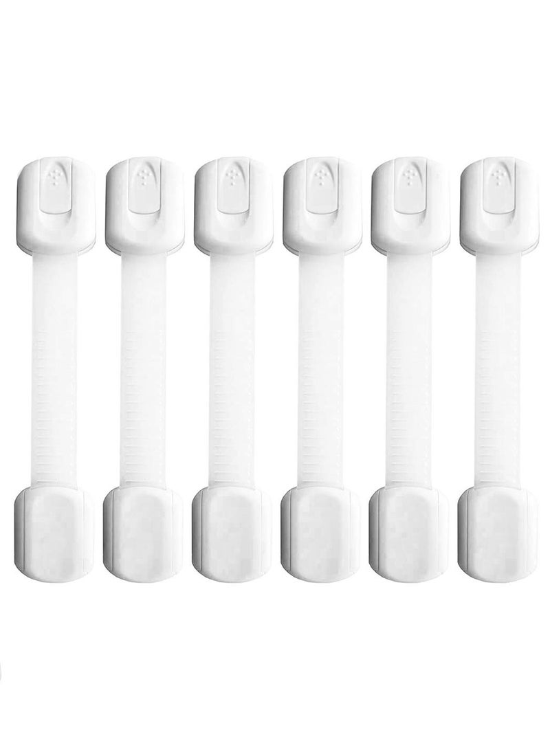 Generic - Baby Safety Locks With Adjustable Strap and Latch System, 6-Piece - Image 1