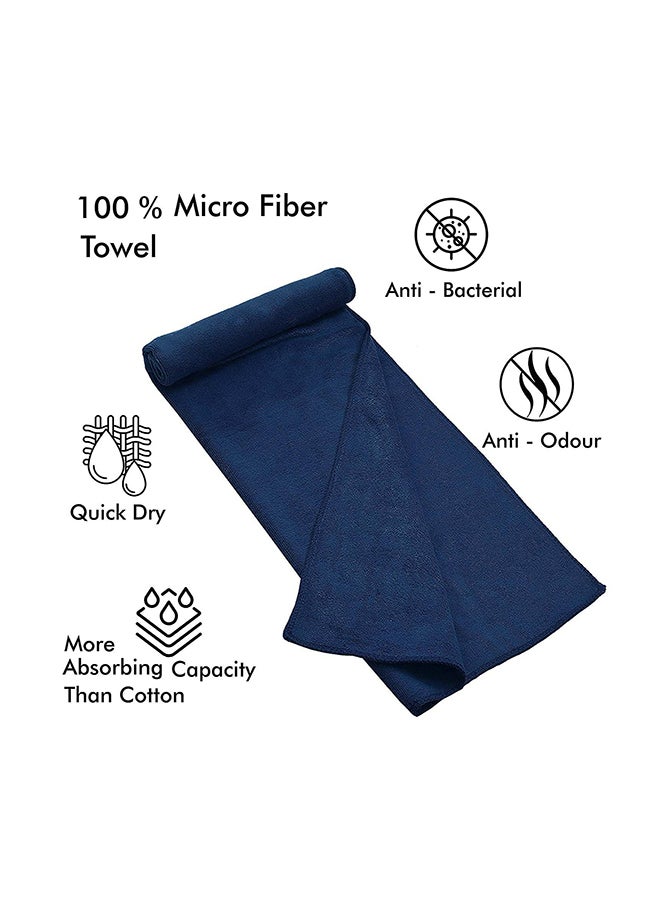 ENJOYhouse 6-Piece Super Soft Microfiber Hand Towels, Gym & Workout Towels 350 GSM Multicolour 50x90cm - Image 2