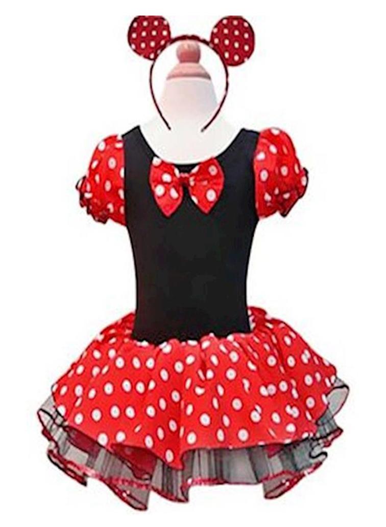 زي تنكري فاخر للحفلات بنمط ميني ماوس مع ربطة رأس من ديزني - Image 1