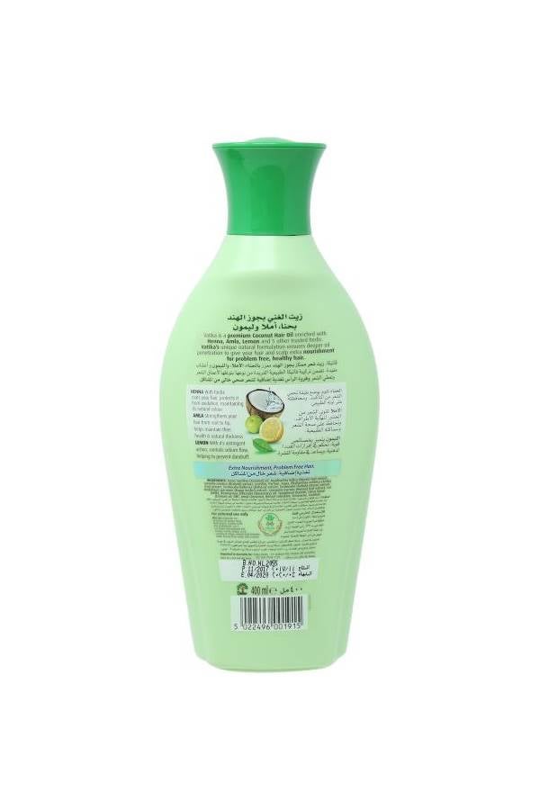 VATIKA Coconut Enriched Hair Oil With Henna, Amla And Lemon - 400 ml - Image 2