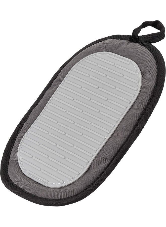 Tefal TEFAL Comfort Pot Holder | Kitcken Tool | High-Heat Resistance | Non-slip inner grip | Ergonomic Design | Black | Silicone | K1298314 Grey/Black 27.6x19.2x7.6cm  - Image 1