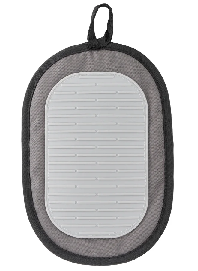 تيفال TEFAL حامل وعاء Comfort | أداة مطبخ | مقاومة للحرارة العالية | قبضة داخلية غير قابلة للانزلاق | تصميم مريح | أسود | سيليكون | K1298314