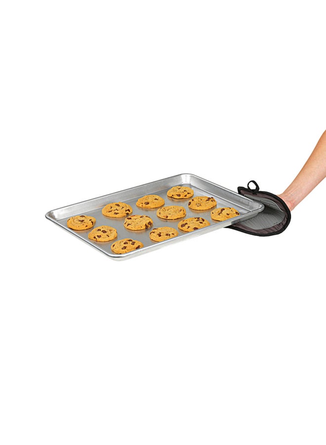 TEFAL Comfort Pot Holder | Kitcken Tool | High-Heat Resistance | Non-slip inner grip | Ergonomic Design | Black | Silicone | K1298314 Grey/Black 27.6x19.2x7.6cm - Image 5