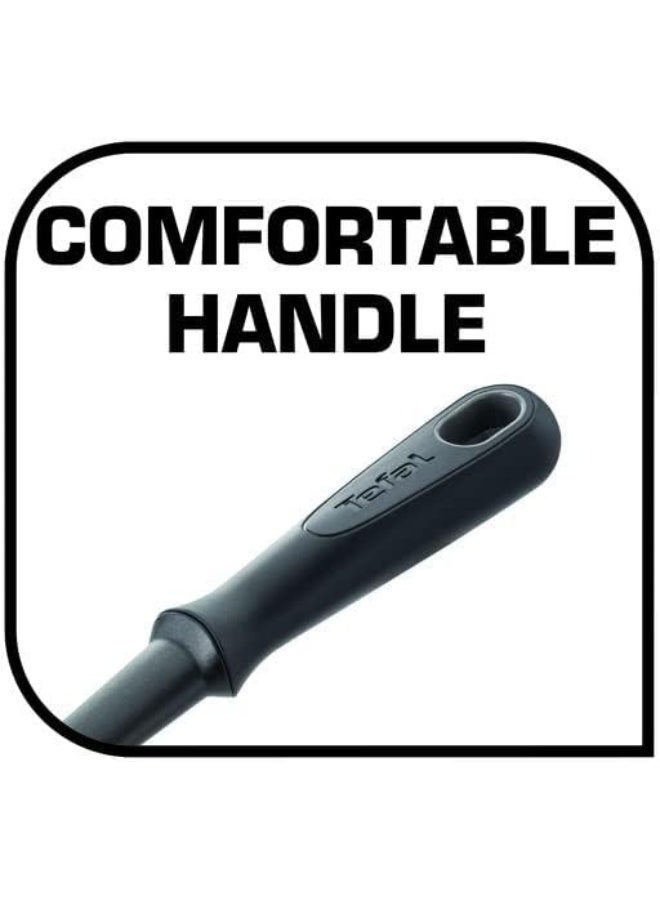 تيفال TEFAL ملعقة مشقوقة Comfort | أداة مطبخ | مقاومة للحرارة العالية | خالية من الخدوش للأواني | قابلة للغسل في غسالة الأطباق | تصميم مريح | أسود | بلاستيك | ضمان لمدة سنتين | K1291014 أسود  - Image 4