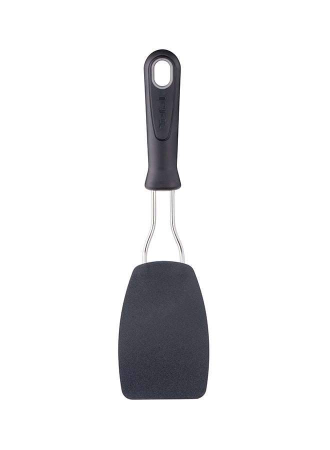 تيفال TEFAL ملعقة بزاوية Comfort | أداة مطبخ | مقاومة للحرارة العالية | خالية من الخدوش للأواني | قابلة للغسل في غسالة الأطباق | تصميم مريح | أسود | بلاستيك | ضمان لمدة سنتين | K1290314 أسود  - Image 1