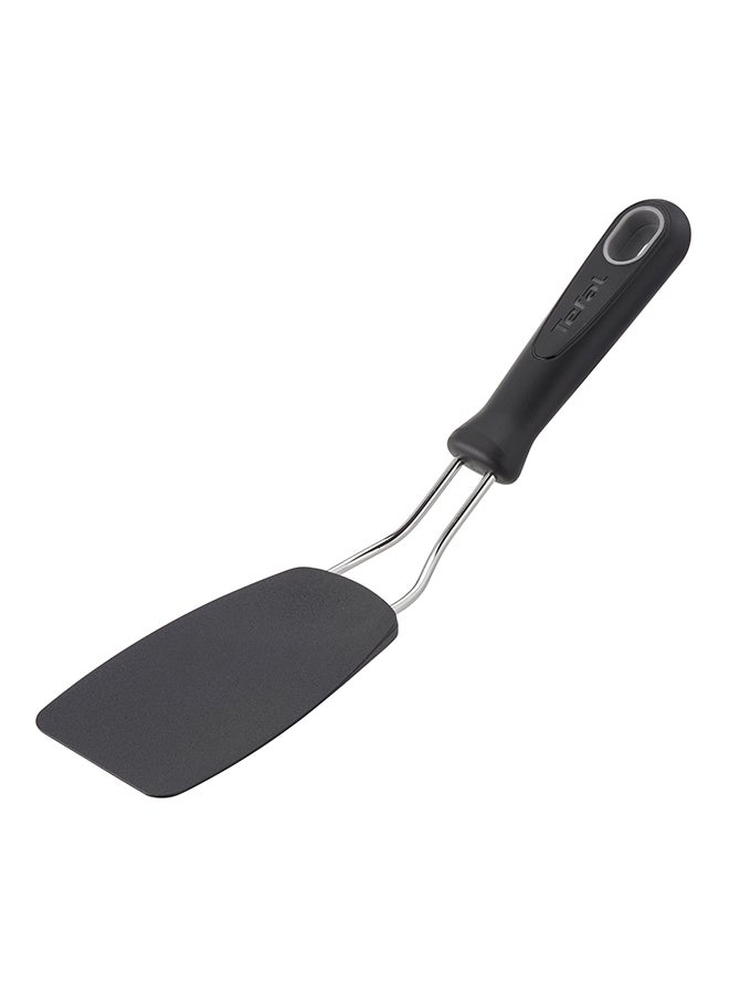 تيفال TEFAL ملعقة بزاوية Comfort | أداة مطبخ | مقاومة للحرارة العالية | خالية من الخدوش للأواني | قابلة للغسل في غسالة الأطباق | تصميم مريح | أسود | بلاستيك | ضمان لمدة سنتين | K1290314 أسود  - Image 2