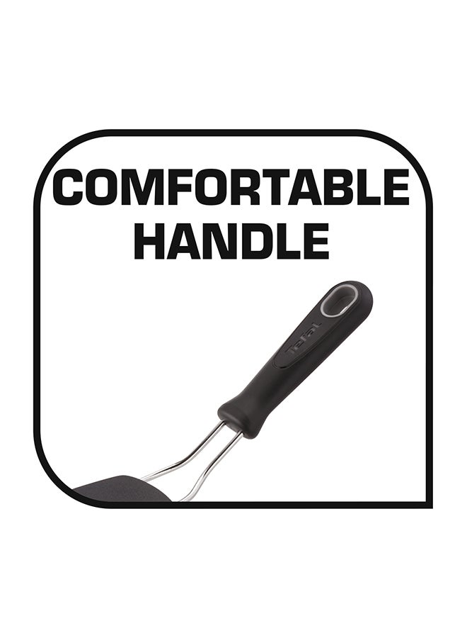 تيفال TEFAL ملعقة بزاوية Comfort | أداة مطبخ | مقاومة للحرارة العالية | خالية من الخدوش للأواني | قابلة للغسل في غسالة الأطباق | تصميم مريح | أسود | بلاستيك | ضمان لمدة سنتين | K1290314 أسود  - Image 3