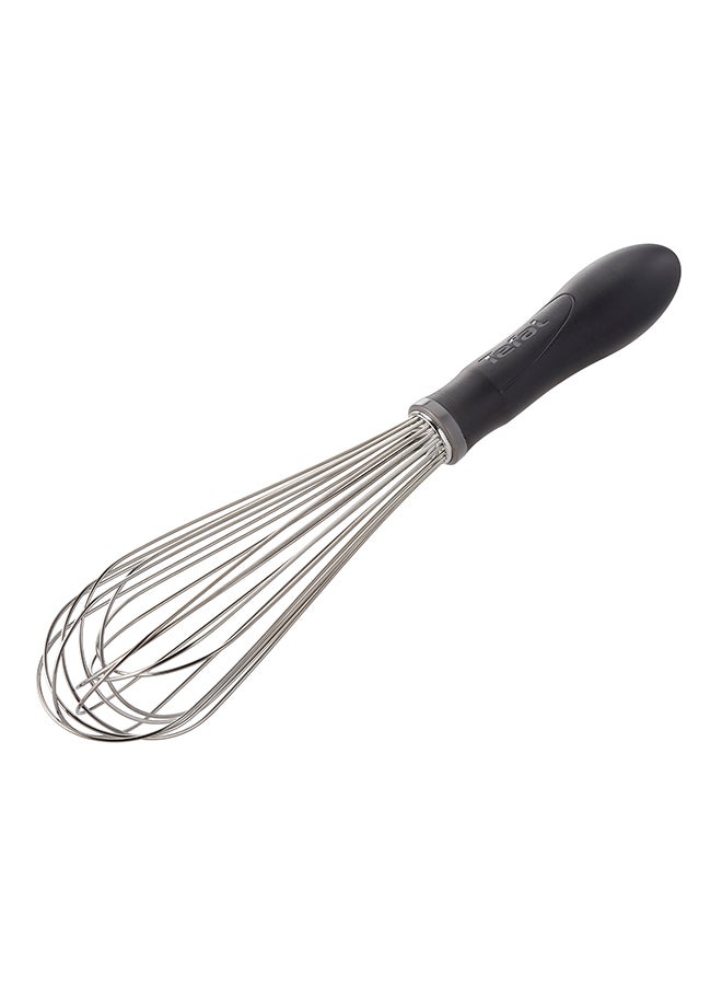 تيفال TEFAL Tools & Gadgets COMFORT WHISK | أدوات ومستلزمات تيفال كومفورت خفاقة | 28 سم | آمنة للغسل في غسالة الصحون | مقبض مريح وغير قابل للانزلاق | عالية الجودة ومقاومة للحرارة | تصميم احترافي | K1291714 أسود/ فضي ‎31.9x7.9x5.9سم  - Image 1