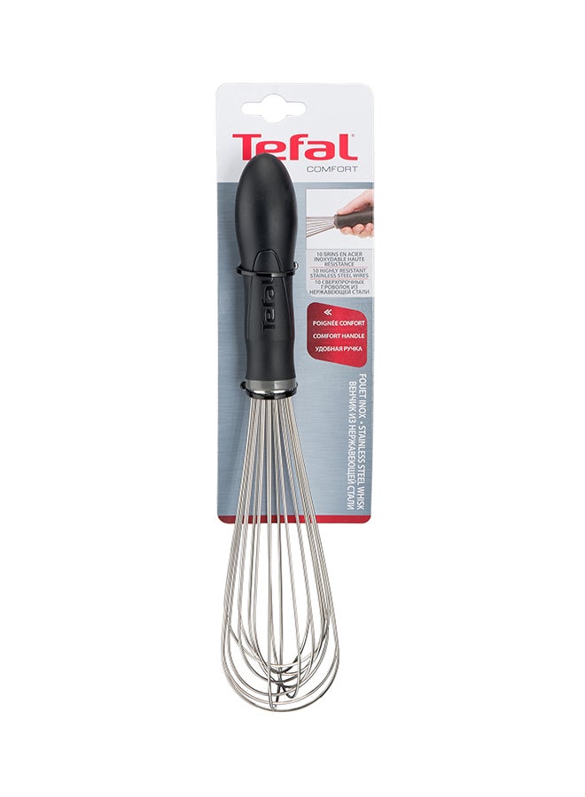 TEFAL Tools & Gadgets COMFORT WHISK | 28 CM | Dishwasher safe | Comfortable, non-slip handle |  High-quality, heat-resistant |  Professional design | K1291714 Silver/Black ‎31.9x7.9x5.9cm - pnsku/N23942735A/45/_/1739712581/36f6a1ef-f995-48f8-a5be-2342e46aa539