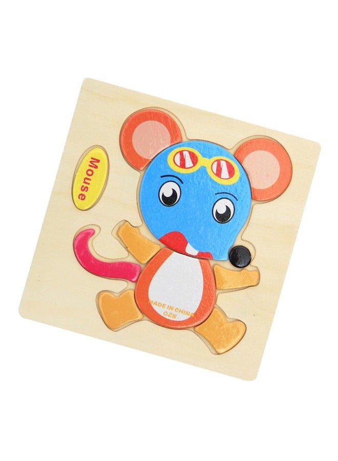 اتش واي أحجية تركيب الصور بتصميم فأر طراز 028 14.8x14.8x0.5سم - Image 2