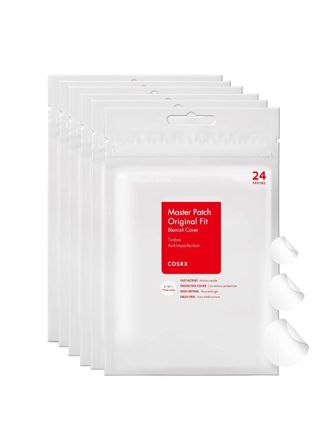 COSRX (Pack Of 6) Acne Pimple Master Patch, 6X24 Patches Packaging May Vary 6x45.4grams - Image 1